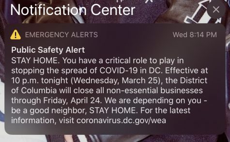 This emergency alert to STAY HOME seemed to come suddenly. 