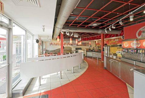 A clean, airy, friendly atmosphere awaits Z-Burger customers.
