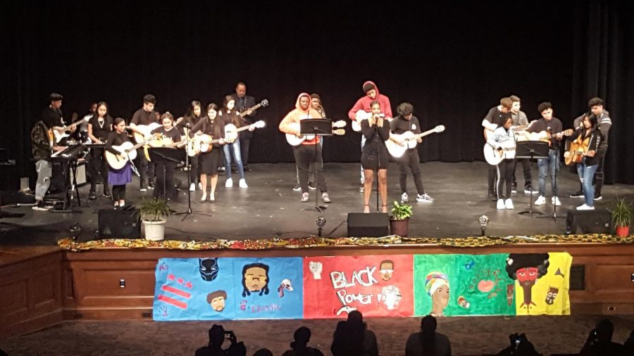 Before the pandemic, students gathered for a big celebration of Black History Month, much of which centered around music.